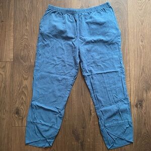 Blue lightweight pants